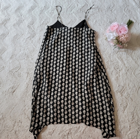 Madewell Silk Trapeze Cami Summer Dress in Bloomstamp Woodblock Print NWT Sz XS - Picture 10 of 13